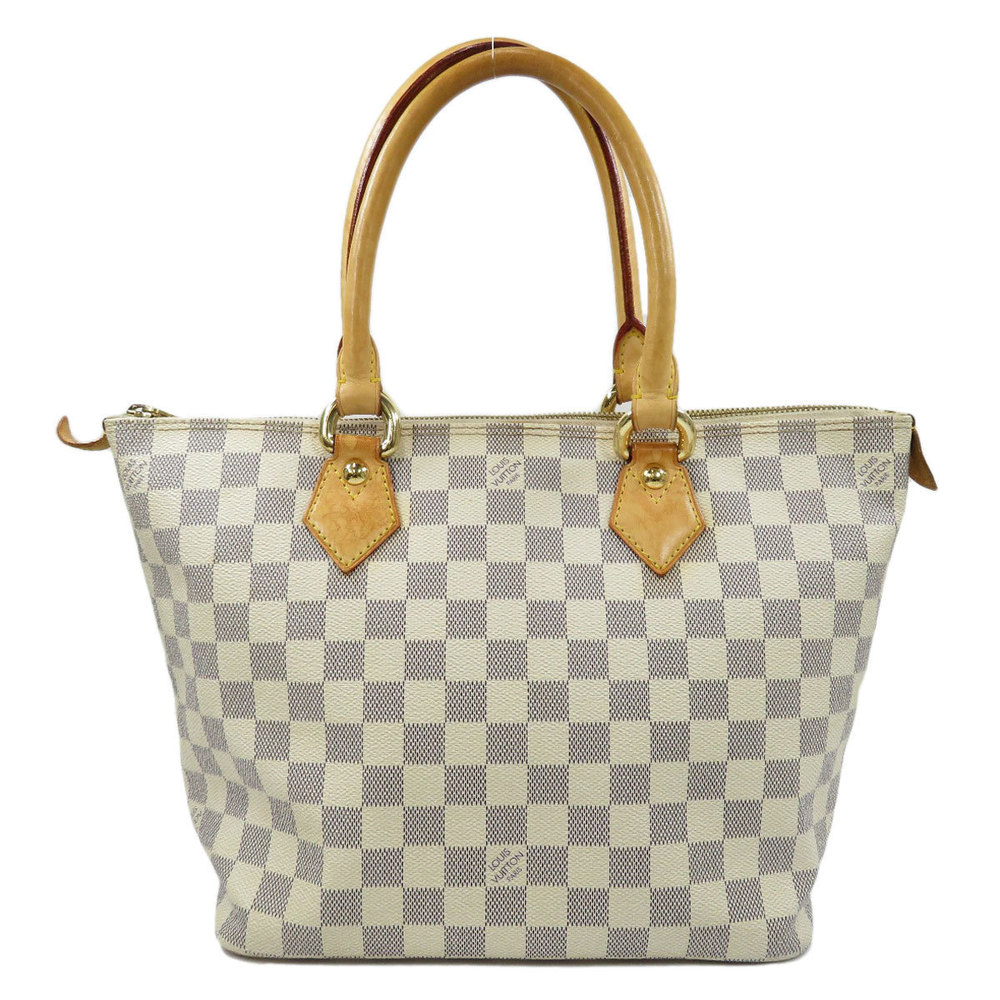 Louis Vuitton Saleya PM Damier Azur Handbag Canvas